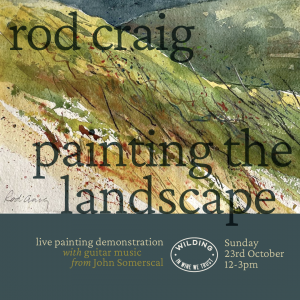 rod craig live painting event wilding